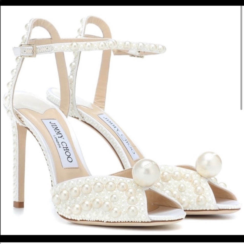 Pearl wedding heels size 39